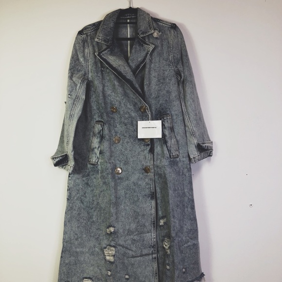 Denim x Alexander Wang Trench Coat - Picture 2 of 9